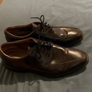 Brown Rockport Mens Size 10 dress shoes